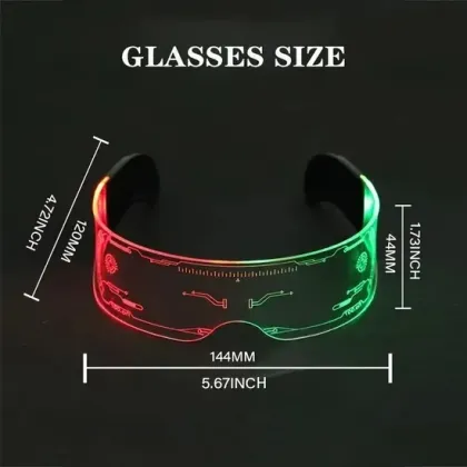 Colorful LED Night Vision Glasses