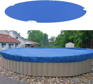 Waterproof UV-Protected Dandelion Round Safety Cover for 8 Ft Swimming Pool