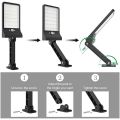 Remote 56 LED Solar Street Light Justerbar