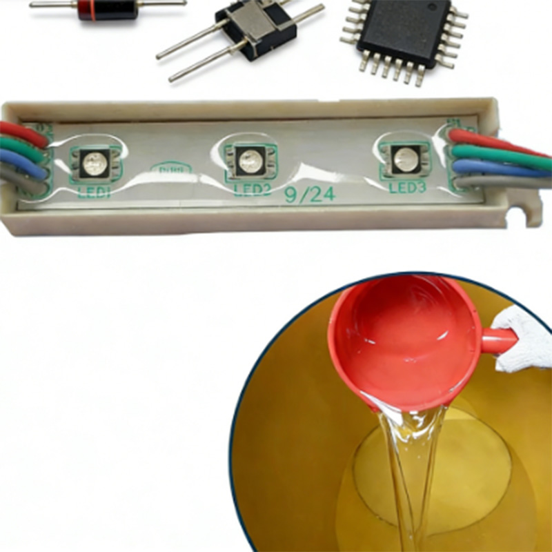 rapid curing potting material