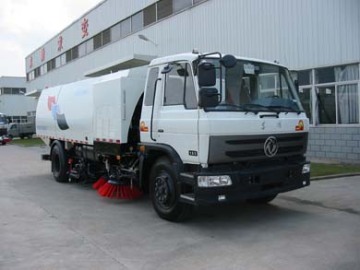 dongfeng 7.2cbm hopper sweeper truck road sweeper