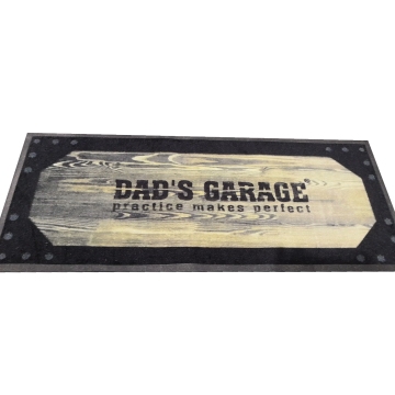 Doormat 500x500mm mewah mewah dengan bahan sokongan getah dan nilon