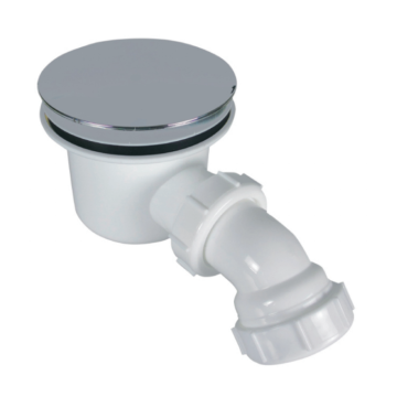 Chrome Plated Shower Waste Drain for Modern Bathroom