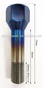 Gr5 Titanium Wheel Bolts M14*1.5 for Ferrari