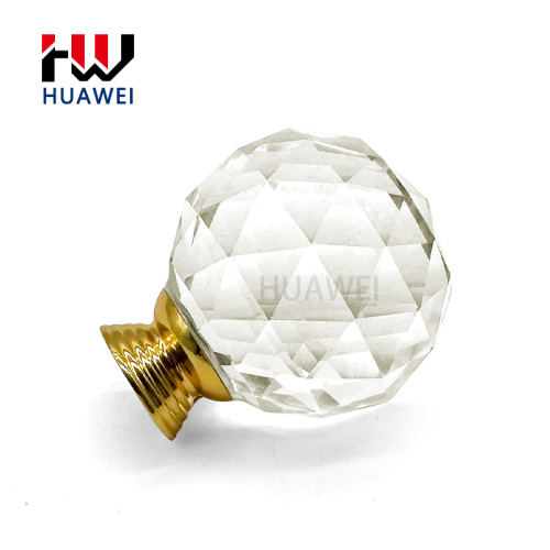 مقابض أثاث كريستالية مقاس 30 مم