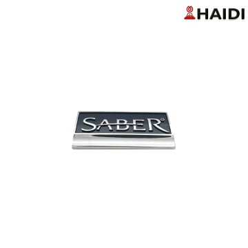 Placa de identificación grabada con láser de precisión para maquinaria