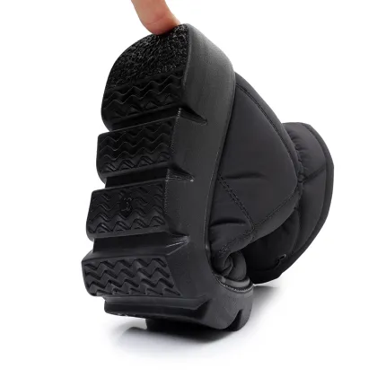 Winter waterproof mid tube snow boots