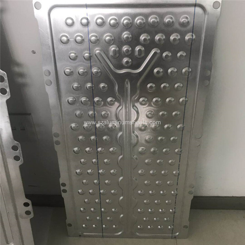 Aluminum heat collect plate for solar panel