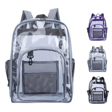High-Quality Waterproof Transparent Stadium-Approved Backpack: See-Through, Heavy Duty Design