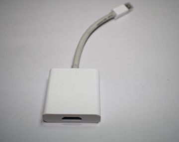 White Mini Displayport Male To Hdmi Female Adapter Cable For Macbook Pro Air Mac