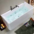 Whirlpool Massage Bathtub Indoor Rectangle Standing White Bathtubs Whirlpool