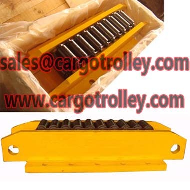 Steel chain roller skids CT model