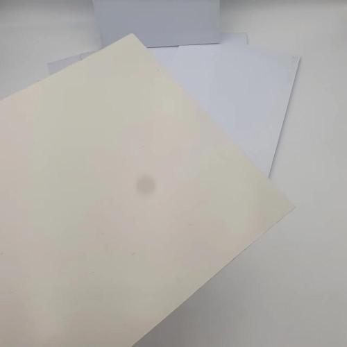 Opaque smooth anti-static PVC sheet