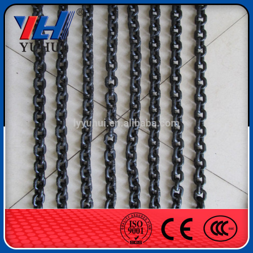 Black Coating G80 Weld Link Chain