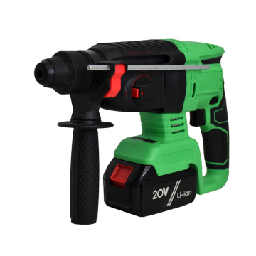 Cordless Hammer Drill with Side Handle and Depth Gauge for Comfortable and Consistent Drilling