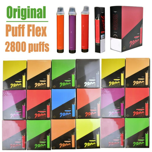 Puff Flex Wholesale 2800 Puffs 850MAH модель батареи