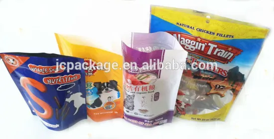 Pet Cat food packaging bag Hebei Manufacturer/cat Food Bag with Resealable Zipper