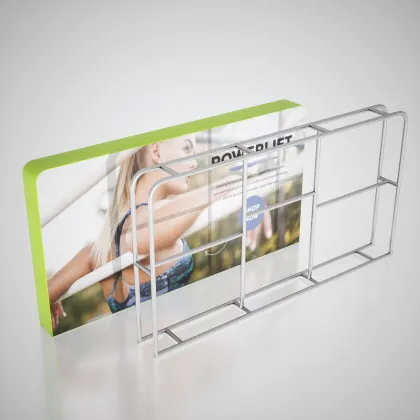 3D Collapsible Aluminum Tube Exhibits: Step and Repeat Banners, Trade Show Displays & Wall Boxes