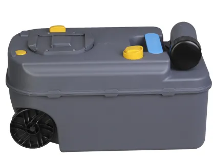 Gravity Flushing Cassette Toilet Anti-Stinky with Roller Waste Holding Tank for RVs and Yachts W5000