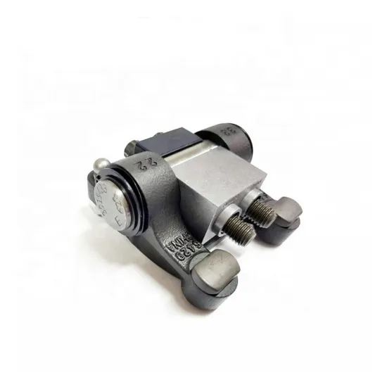 Engine Parts Assembly: 4946370 Cylinder Head, 4942139 Valve Rocker Arm, 3972540 Bridge Valve Rocker Arm, 3943445 Piston for ISLE375 Engine