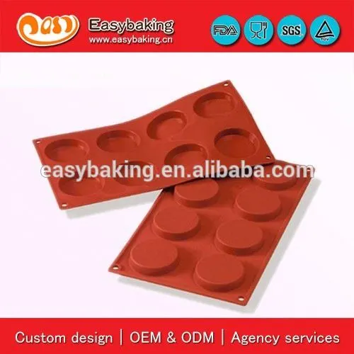 8 Cavities florentines cake baking pans silicon bakeware