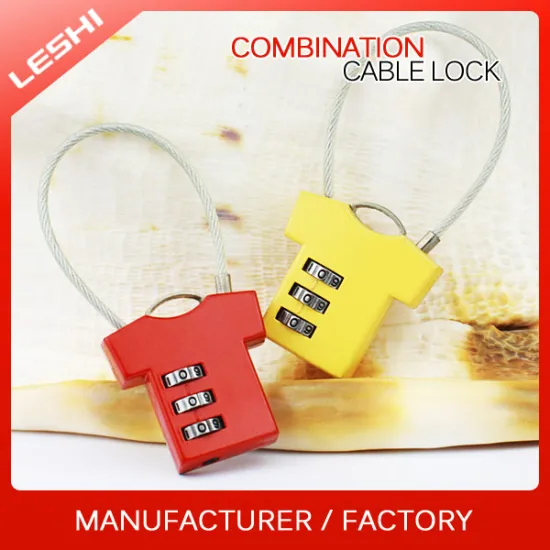 Flexible Wire Digital Combination Cable Lock