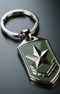 Custom keychain with logo