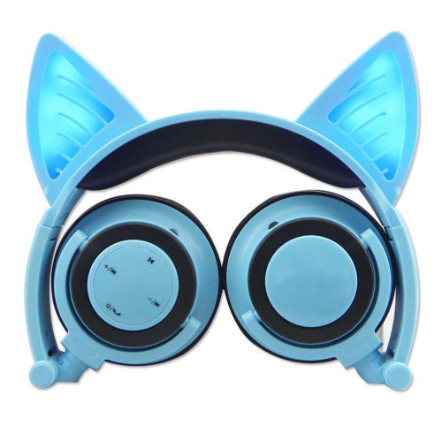 Headphone headphone telinga kucing anak -anak promosi headset nirkabel bergaya
