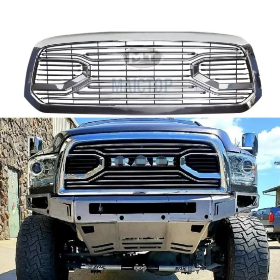 MAICTOP Car ABS Front Bumper Grille for Ram 2500 3500 2010-2018