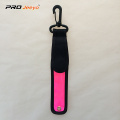 Perlindungan Retro LED Pink Keyring PVC