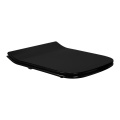 Black Toilet Seat Duroplast,Soft Close,Square Shape