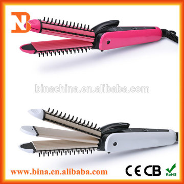 3 in 1 ceramic hair straightener and curler in one