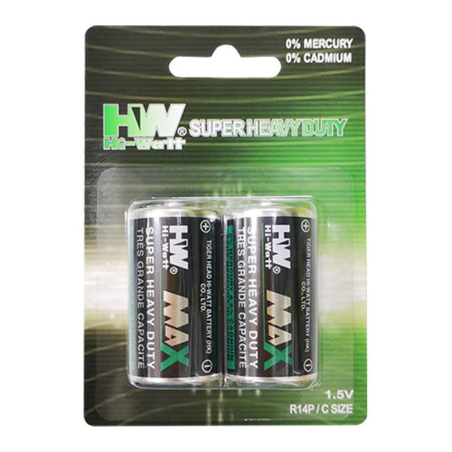 Revestimento de PVC de bateria R14P de tamanho HW C