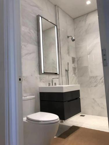 Modern style bathroom vanity mirror cabinet with lighting