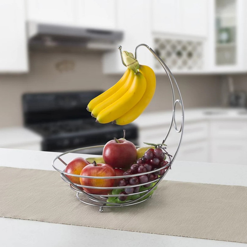 Decorative Home Decor Metal Fruit Basket