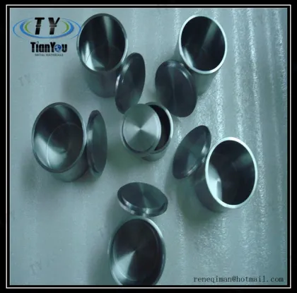 Pure Titanium Cup Titanium Crucible