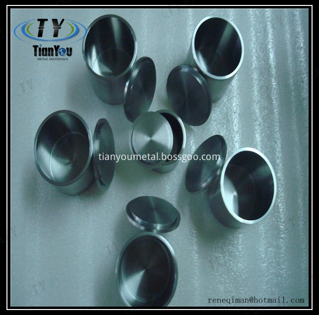 welded titanium crucible