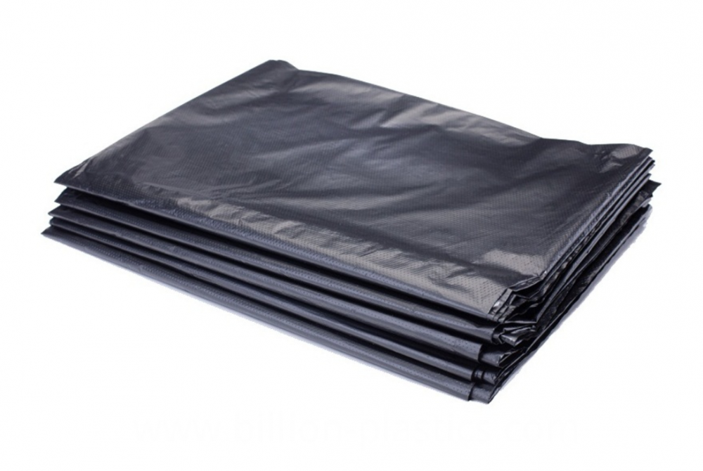 Black garbage bags for household use