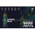 Energía 5000 Puff Bobina recargable de malla Vapor desechable