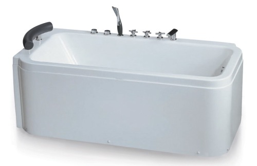 Freestanding White New Style Massage Bathtub (BA-8713)