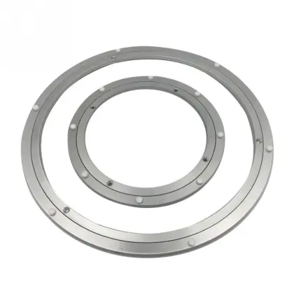Reduce Noise Durable Turntable Aluminium Alloy Bearing Rotating Practical Table Home Round Hardware Smooth Swivel Plates