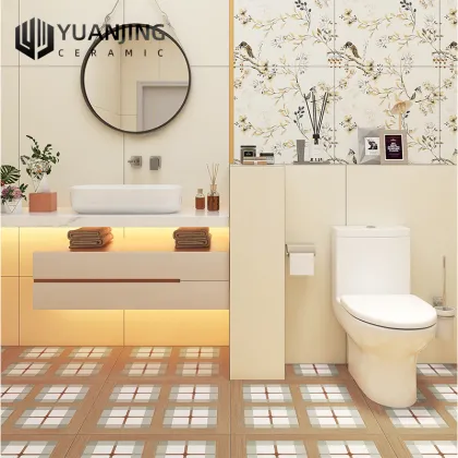 Foshan 600x600 American Retro Wood Grain Mosaic Tiles