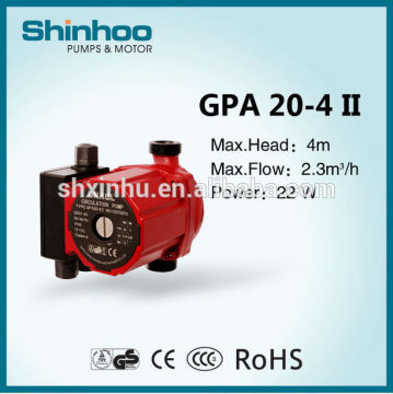 Heat pump hot water circualting pump-energy saving