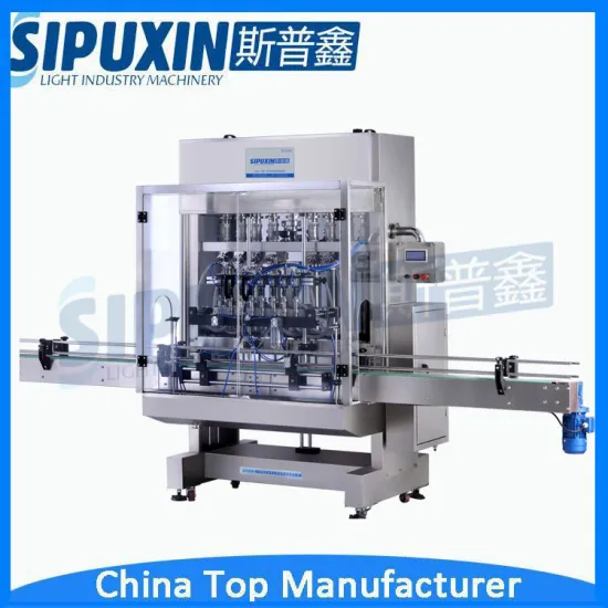 SPX 8 Heads Automatic Liquid Filling Machine For Mineral Water/ Sauce/ Shampoo