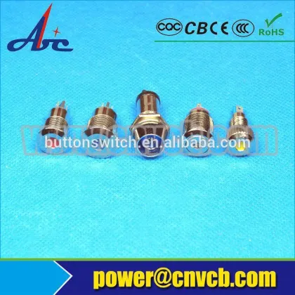 Hot Sale Manufacturer More Color Led metal indicator light 12v led indicator light