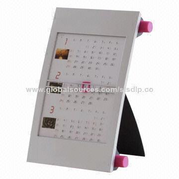 Calendar Stand, Made of PS Material