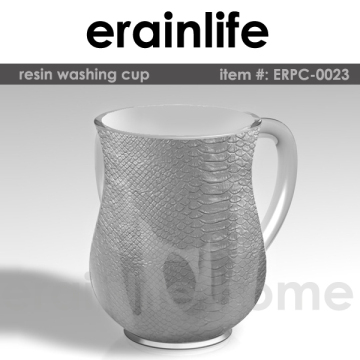 2016 china factory hot sale white resin hand washing cup,mug cup