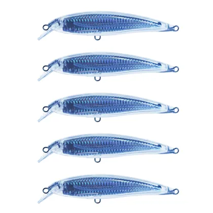 Yozuri Pencil Hard Crankbait Bodies Blanks - Unpainted Minnow Lures (15.5cm, 38g)
