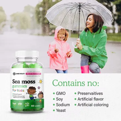 Natural Sea Moss Gummies for Kids' Immune Health