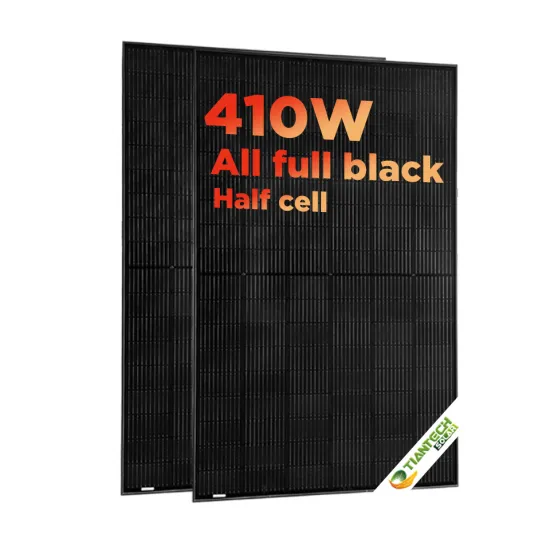 CE TUV Approved All Black Solar Module 182mm 390W/400W/410W 21% Efficiency